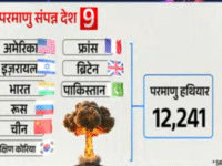 दुनिया में 9 देश परमाणु सम्पन्न हैं जिनके पास 12241 परमाणु हथियार हैं . जानिए संक्षिप्त में  –